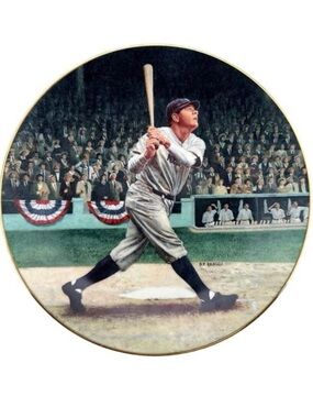 Babe Ruth The Called Shot Collector Plate